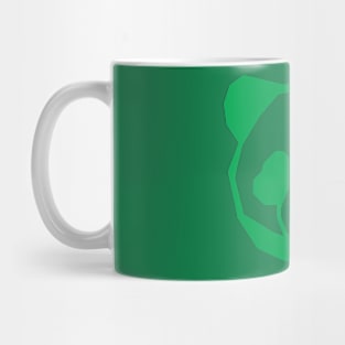 Retro Panda Green Mug